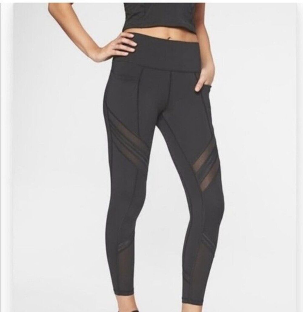 Athleta All In Mesh 7/8 Leggings | Sz XSP
